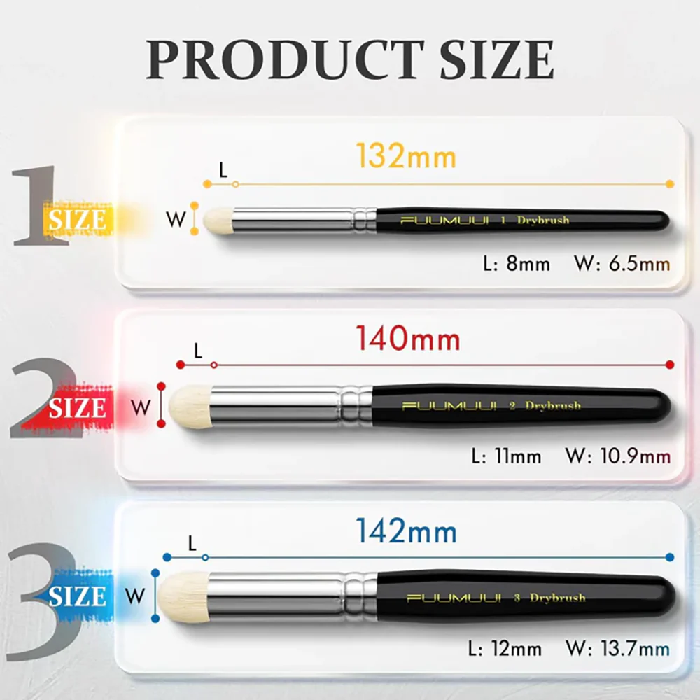 Fuumuui 6Pcs Dry Brushes - Image 5
