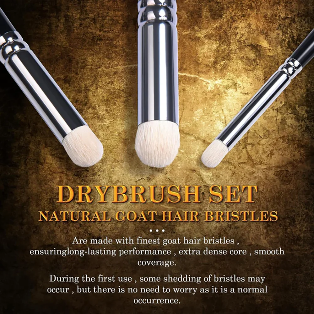Fuumuui 3Pcs Professional Dry Brushes - Image 5