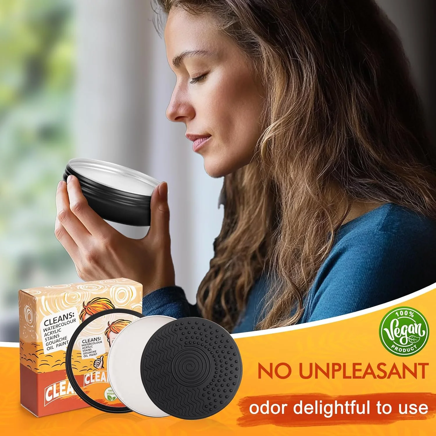 Fuumuui Paint Brush Cleaner - 100% Vegan Paint Brush Cleaner Soap - Image 7